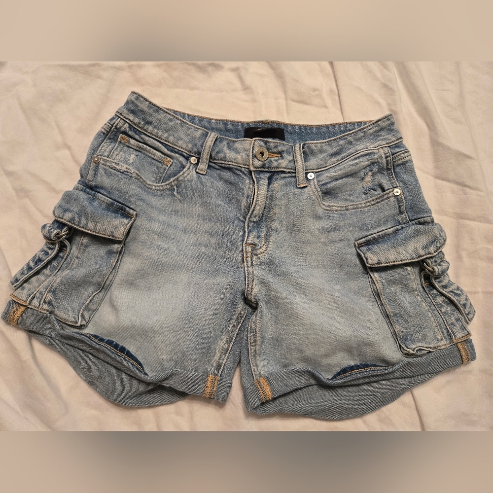 Edgely denim / Cargo  shorts - Picture 2 of 10